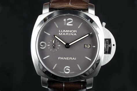 review panerai 351|PANERAI PAM 351 Luminor Marina Tobacco Sandwich Dial.